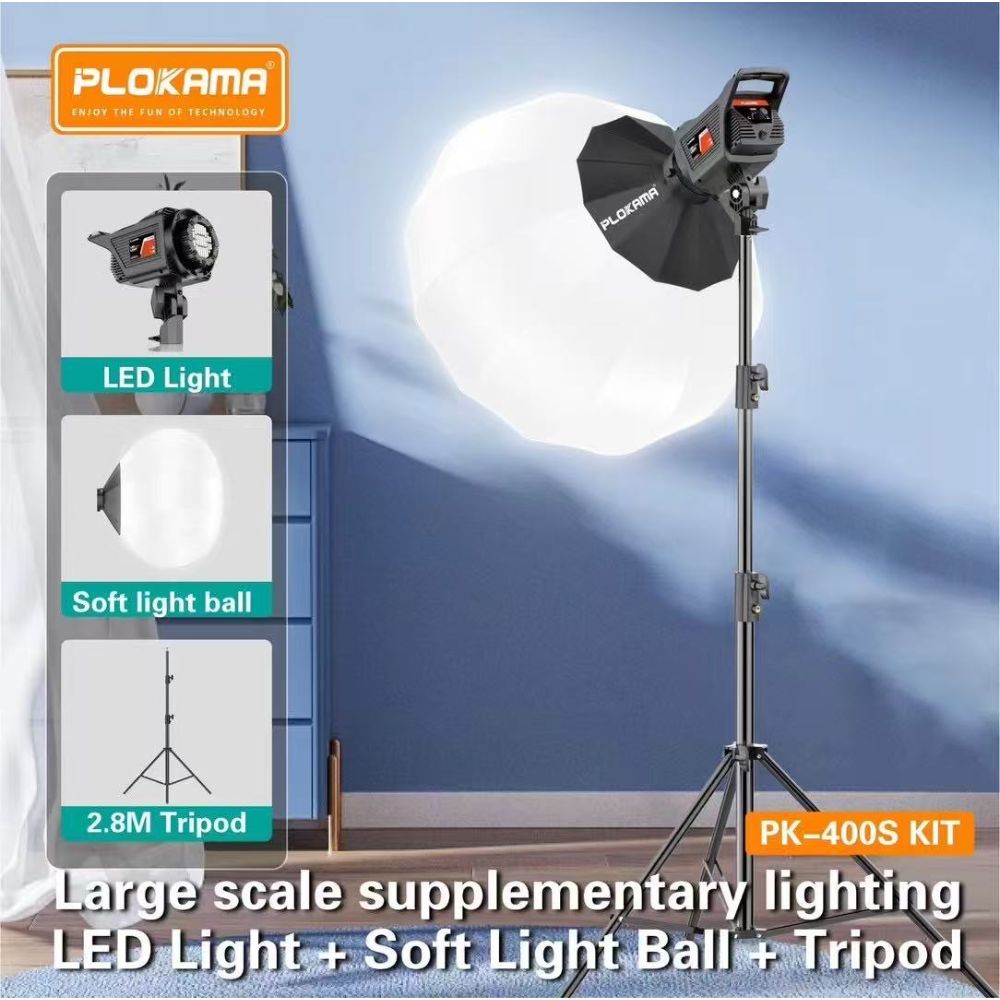Plokama PK-400s Video Light Kit for Photography