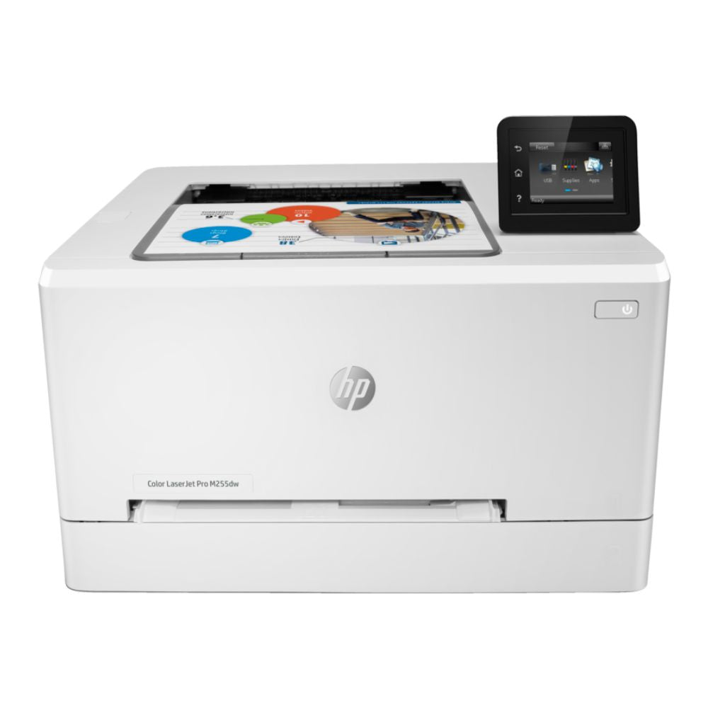 HP Color LaserJet Pro M255dw Wireless Laser Printer, Remote Mobile Print, Duplex Printing, Works with Alexa, 7KW64A
