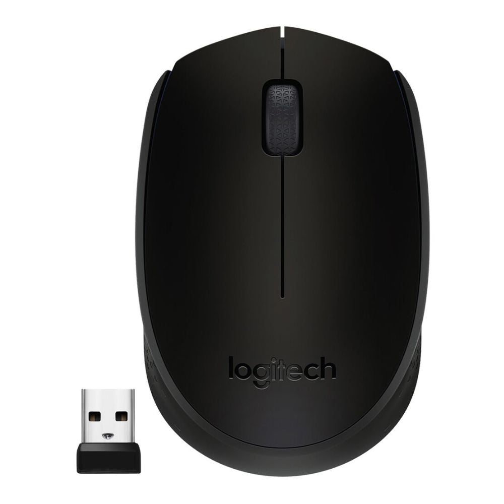 Logitech M170 Wireless Mouse (Black)