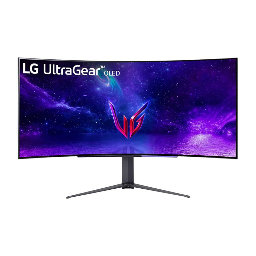 LG 45" 45GR95QE-B UltraGear™ OLED Curved Gaming Monitor WQHD with 240Hz Refresh Rate 0.03ms Response Time