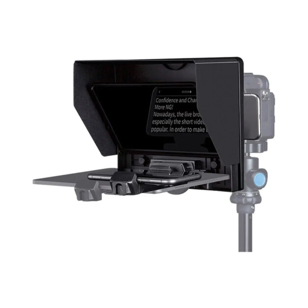 FeelWorld TP10 Portable Folding Ultimate Teleprompter for Smartphone/Tablet/DSLR (10")