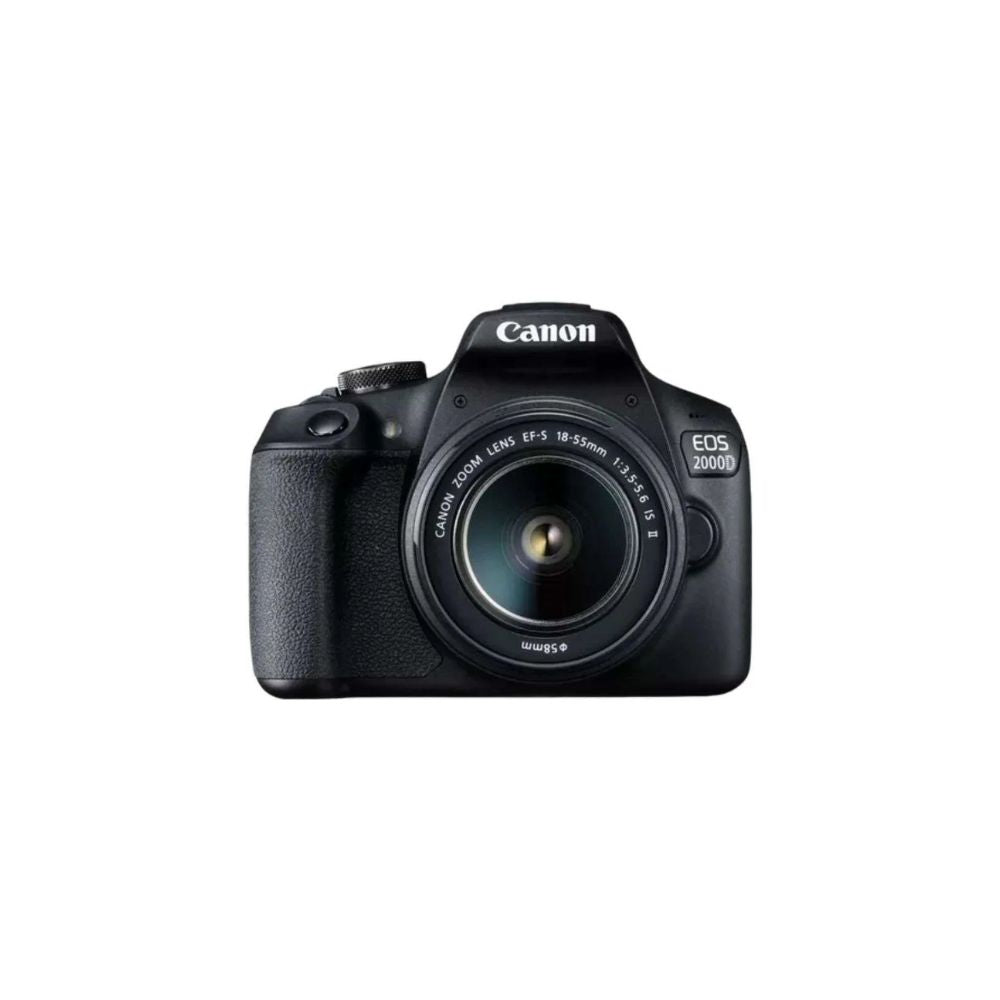 Canon EOS 2000D 24MP Digital SLR Camera (Black) + 18-55mm III Lens