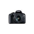 Canon EOS 2000D 24MP Digital SLR Camera (Black) + 18-55mm III Lens
