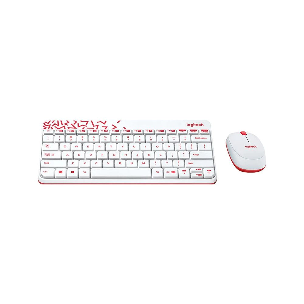 Logitech MK240 Nano Wireless Keyboard and Mouse Combo - Compact - Colorful - and Efficient