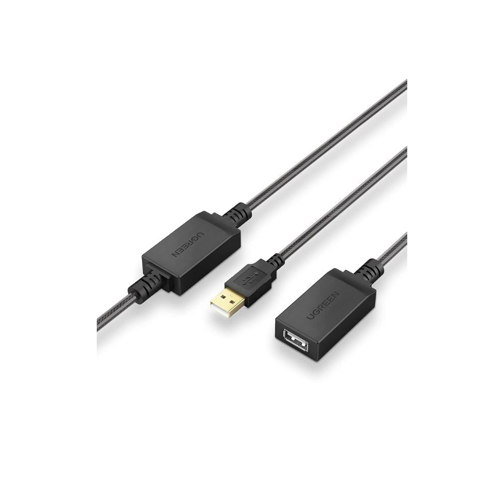 UGREEN USB 2.0 Active Cable Extension Male to Female with built in Chipset Booster - US121 10321 10323 10324