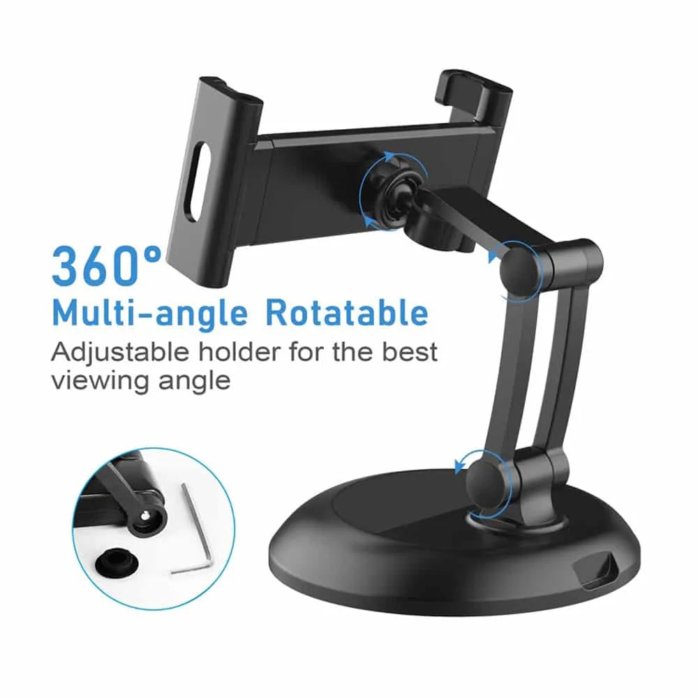 360 Multi-angle Rotatable Holder Stand for iPad & Tablet