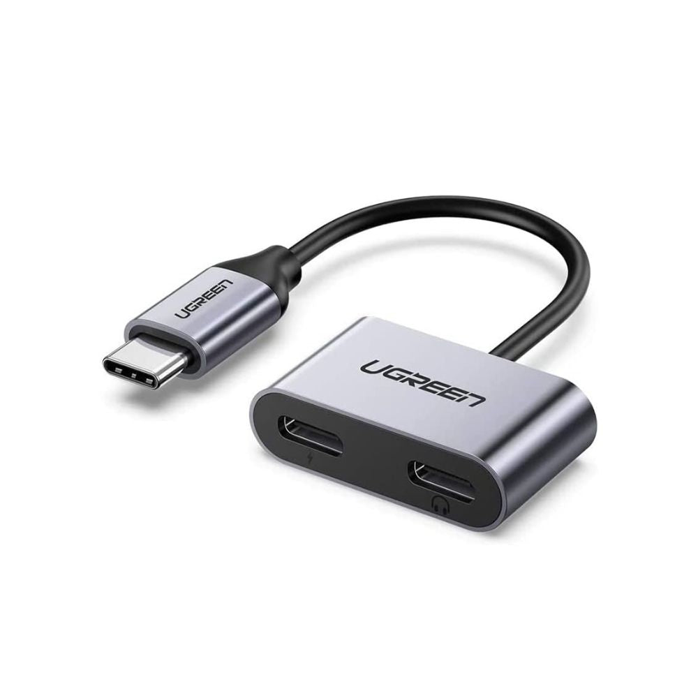 UGREEN 2-in-1 Type-C to Type-C Audio + PD USB-C Charging Adapter