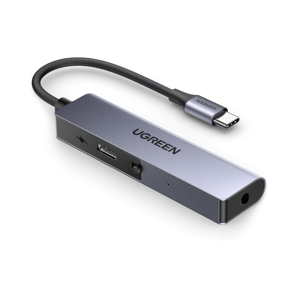 UGREEN USB C to 3.5mm Headphone & USB-C Charging Port, Built-In Microphone - CM230 90518