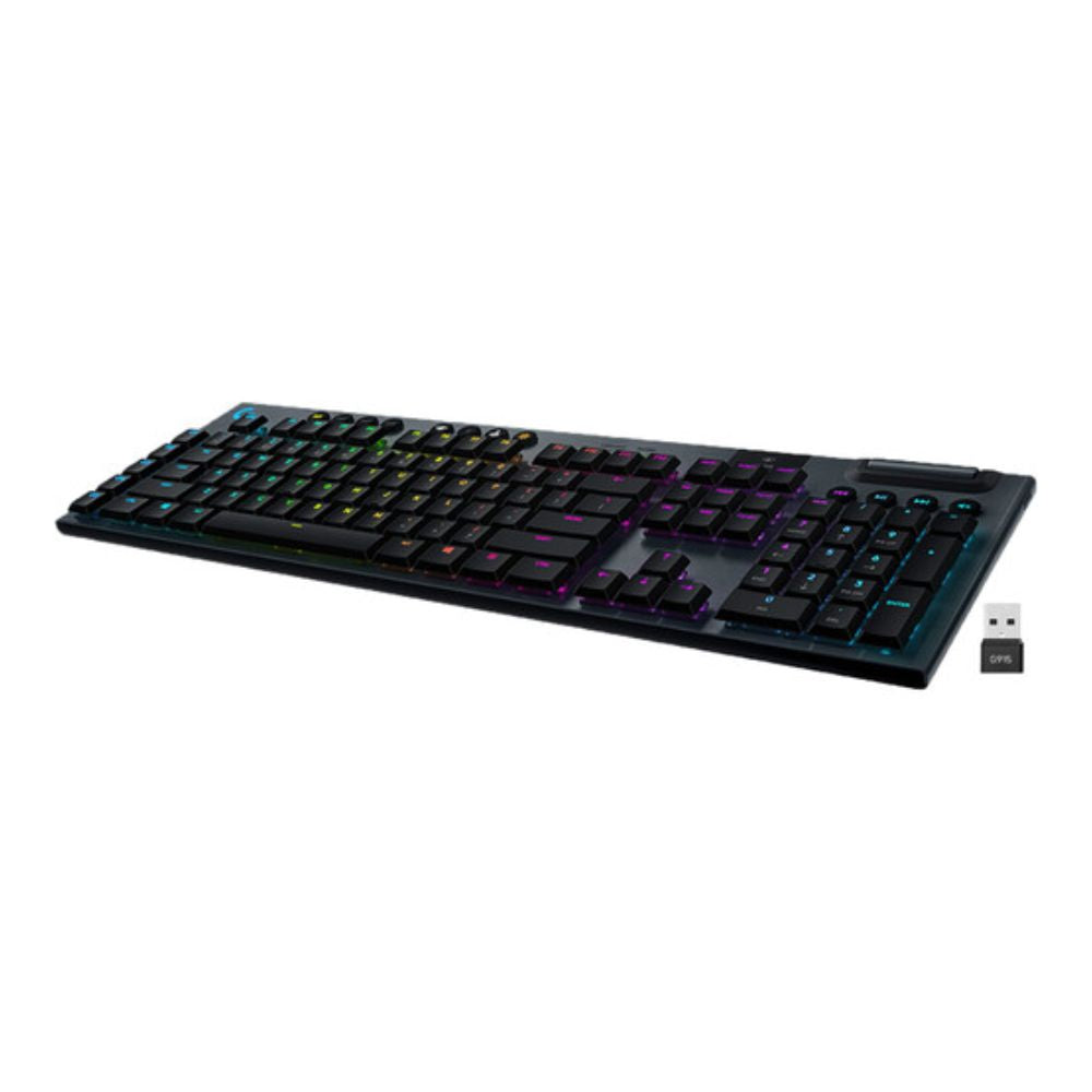 Logitech G G915 LIGHTSPEED Wireless RGB Mechanical Gaming Keyboard (Carbon, GL Tactile)