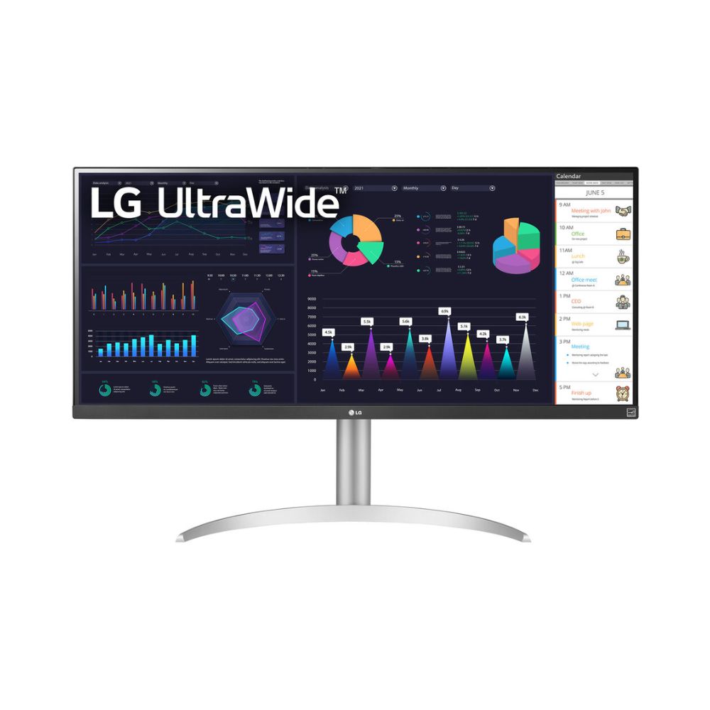 LG 34WQ650-W 34 Inch UltraWide FHD VESA DisplayHDR 400 AMD FreeSync™ IPS Monitor with USB Type-C