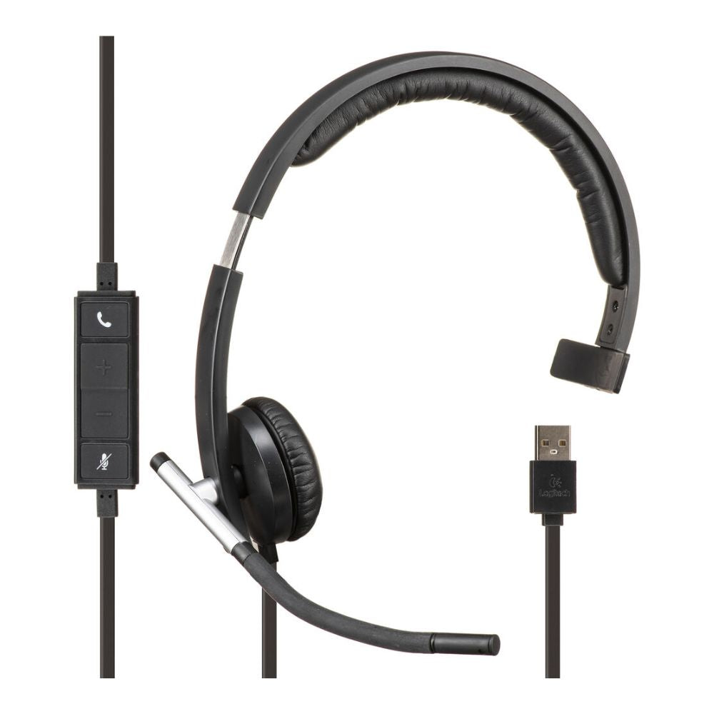 Logitech H650e Mono Business Headset with Noise Cancelling Microphone