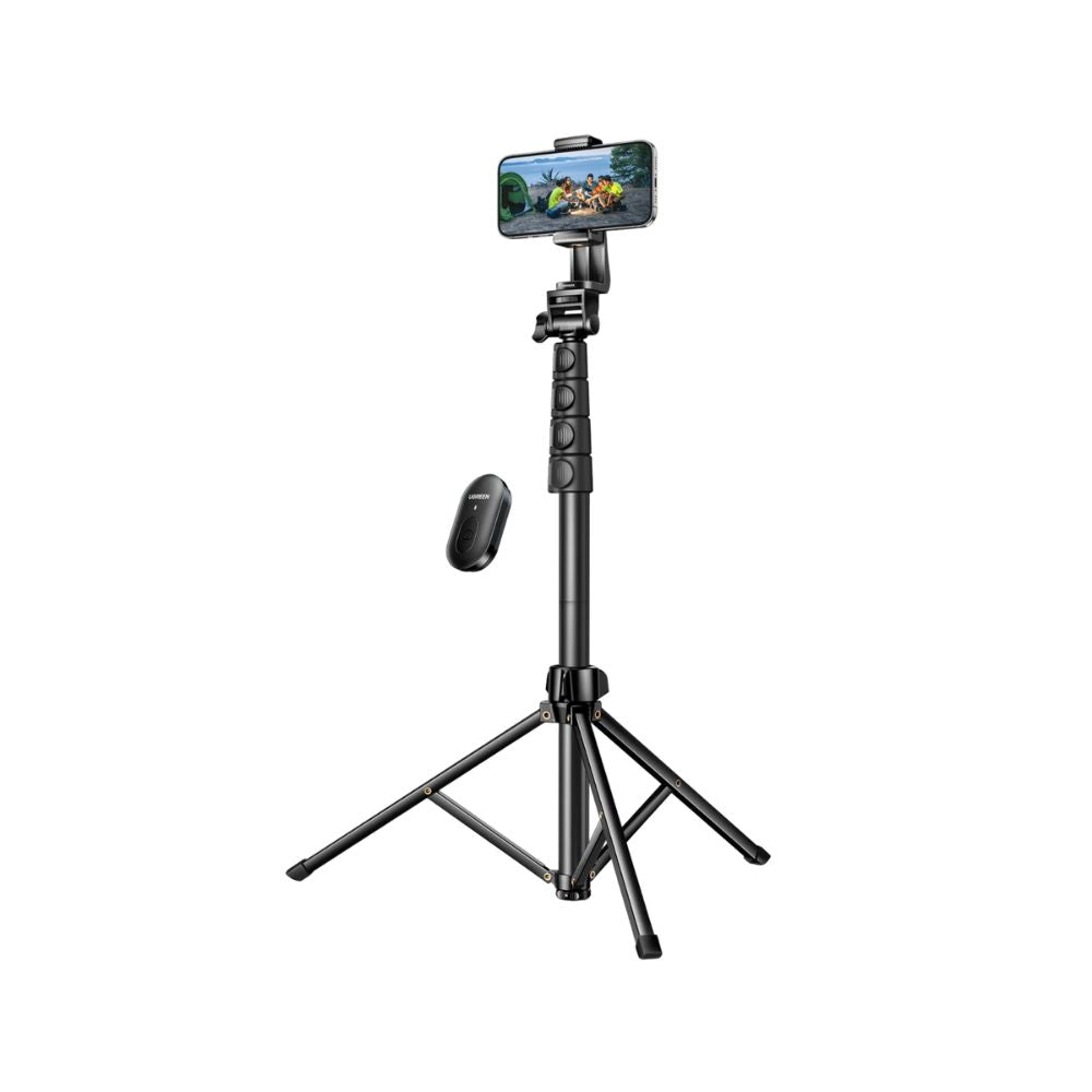 UGREEN 70-Inch Aluminum Phone Tripod with Bluetooth Remote | 15609