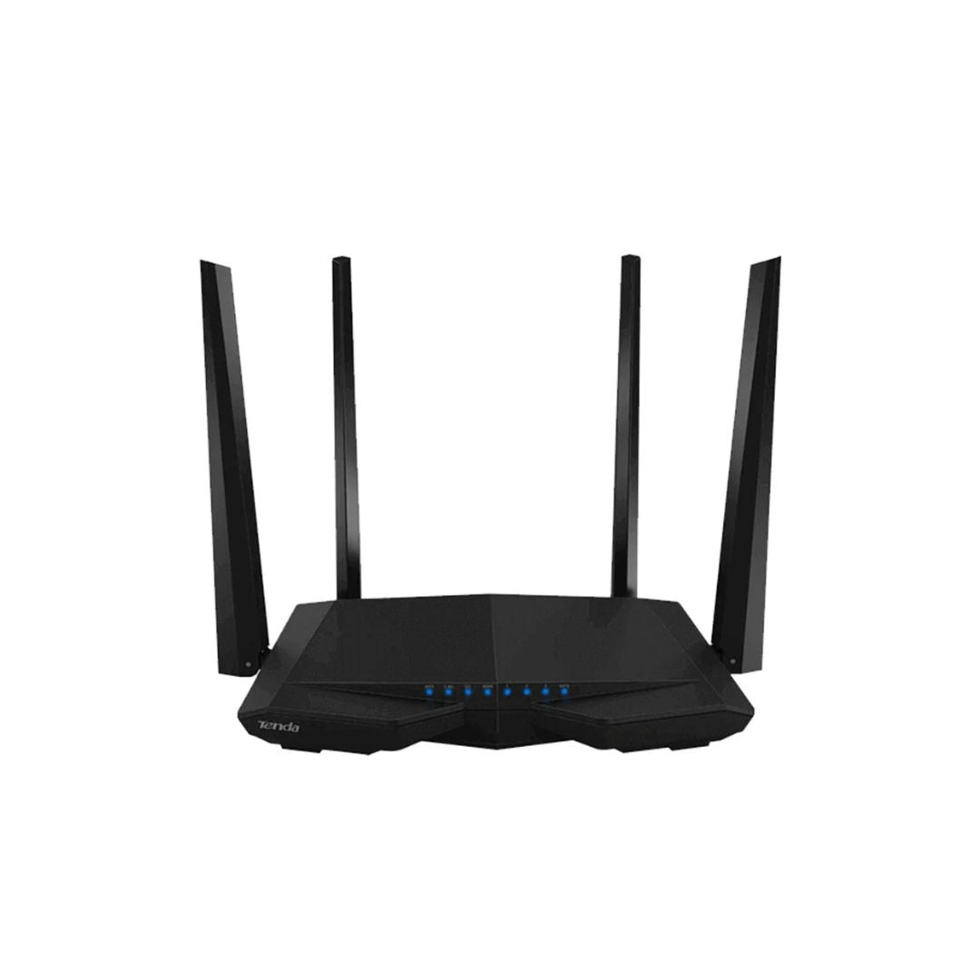 Tenda AC6 AC1200 Dual-Band WiFi Router (4Ã External Antennas)