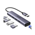 UGREEN 5 in 1 Multiport Hub USB 3.0 to Ethernet Adapter