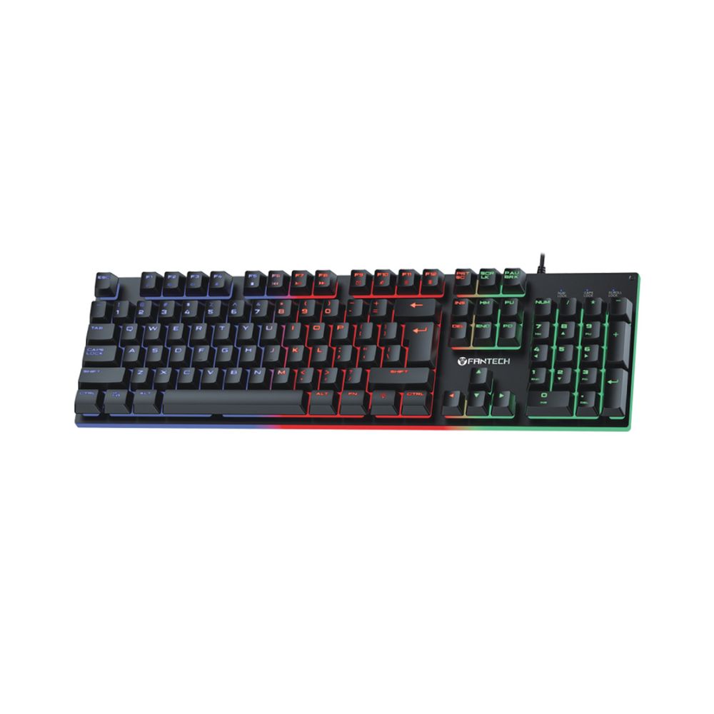 Fantech K614L FIGHTER III, Mechanical Feel, RGB Lighting, Wired Gaming Keyboard