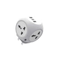 Green Lion Multi Port Travel Adapter - White