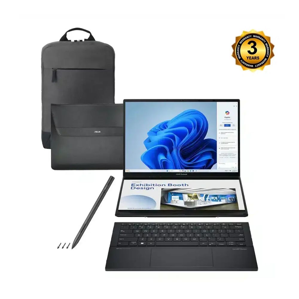 Asus ZenBook Duo UX8406CA-PZ005W - Ultra 9 32GB 2TB SSD ARC 2X 14" Touch Win11