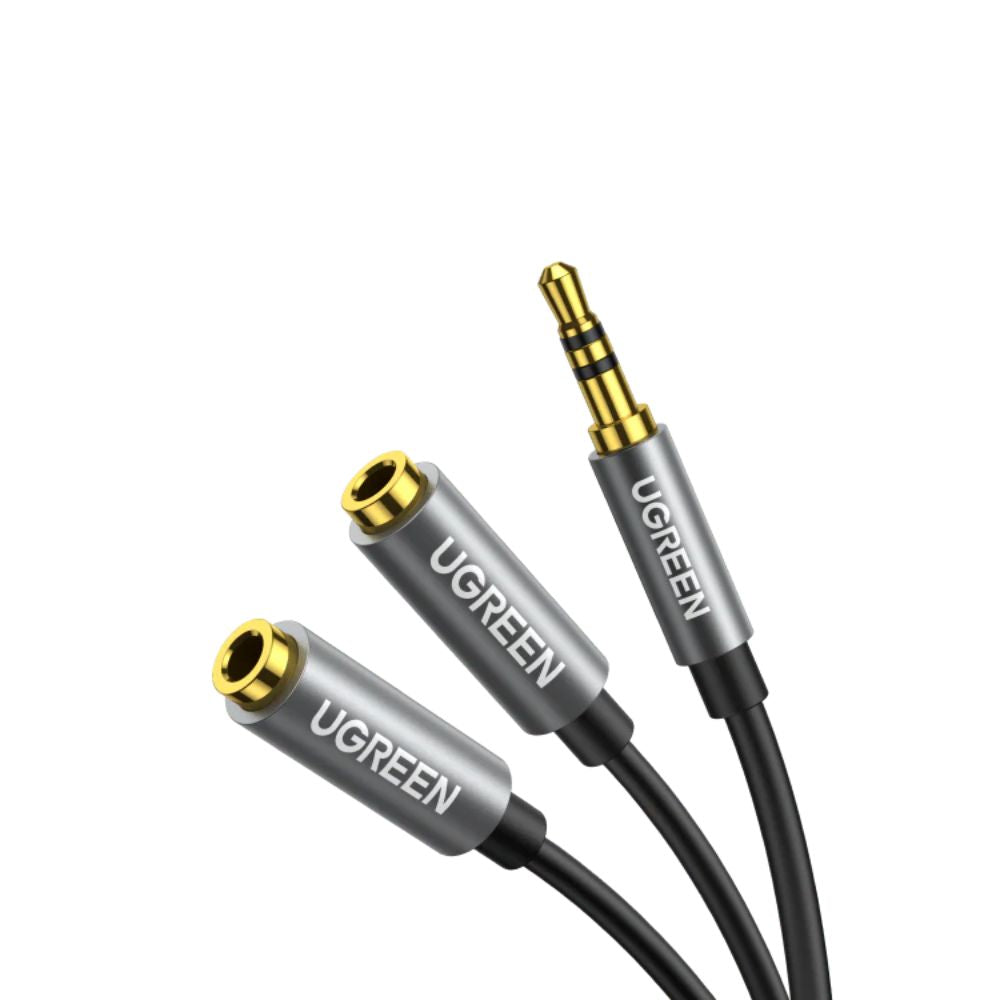 UGreen 10532 Headphone Splitter 2-Way Y 3.5mm Jack Aux Adapter