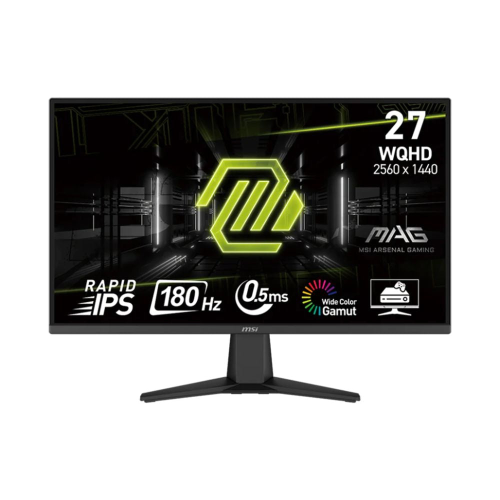 MSI MAG 275QF 27" Rapid IPS WQHD Gaming Monitor - 180Hz - 0.5ms Response - HDR Ready