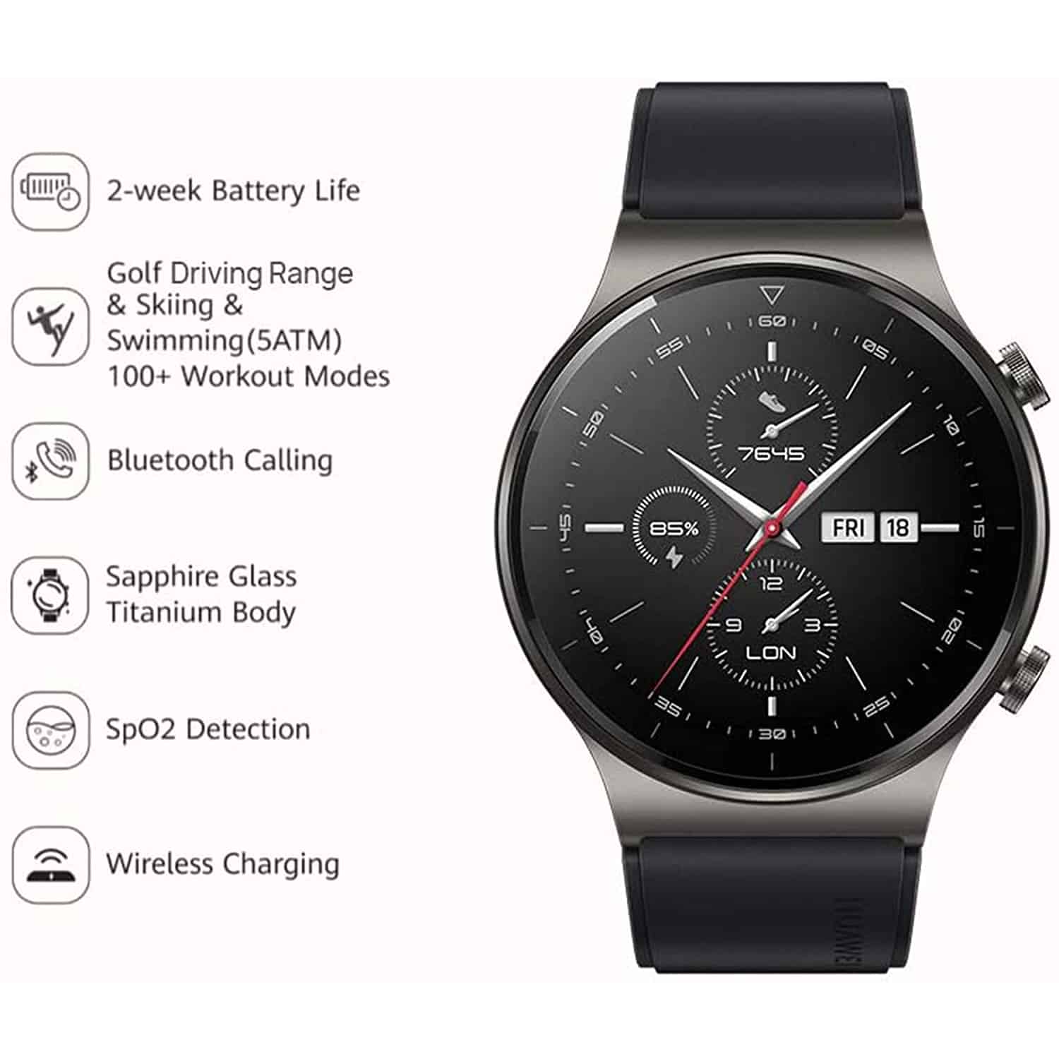 HUAWEI Watch GT 2 Pro Smart Watch 1.39 inch AMOLED