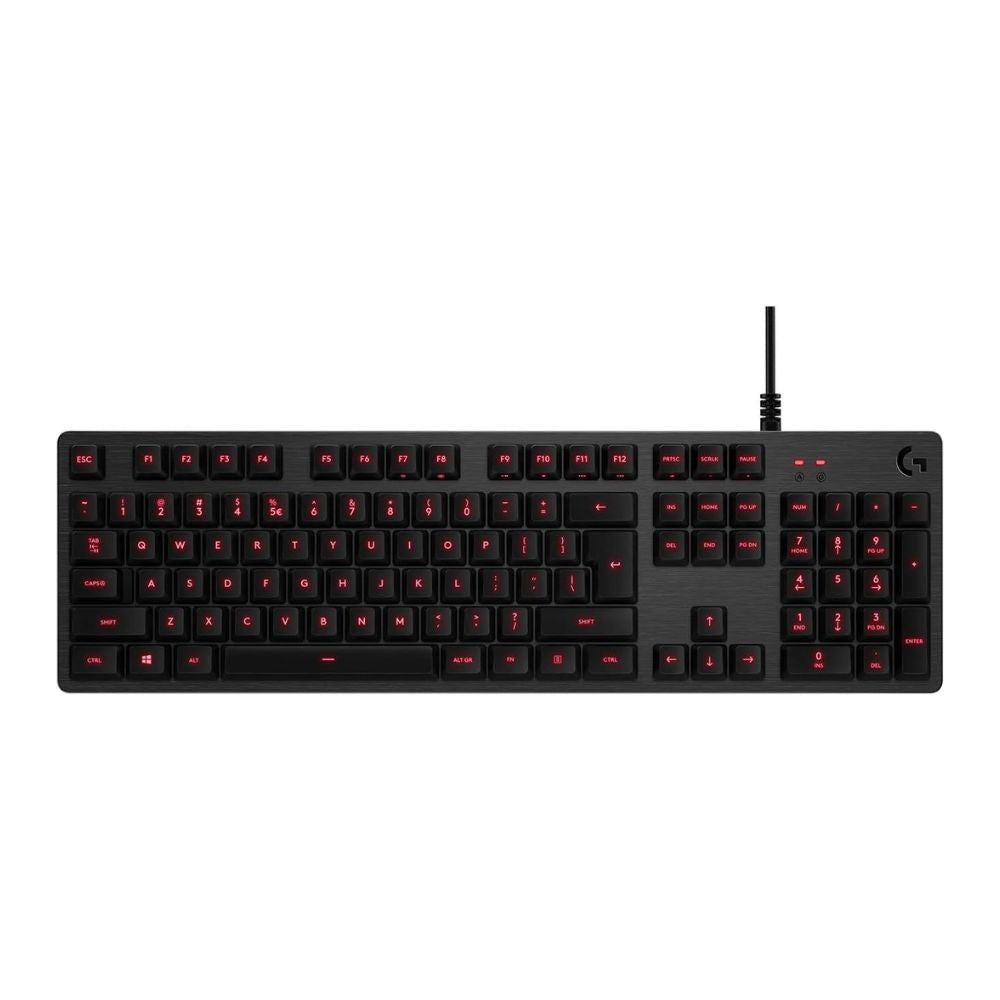 Logitech G413 Backlit Mechanical Gaming Keyboard with USB Passthrough – Carbon