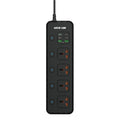 Green Lion PD 30W Power Socket With USB-A Port - Black