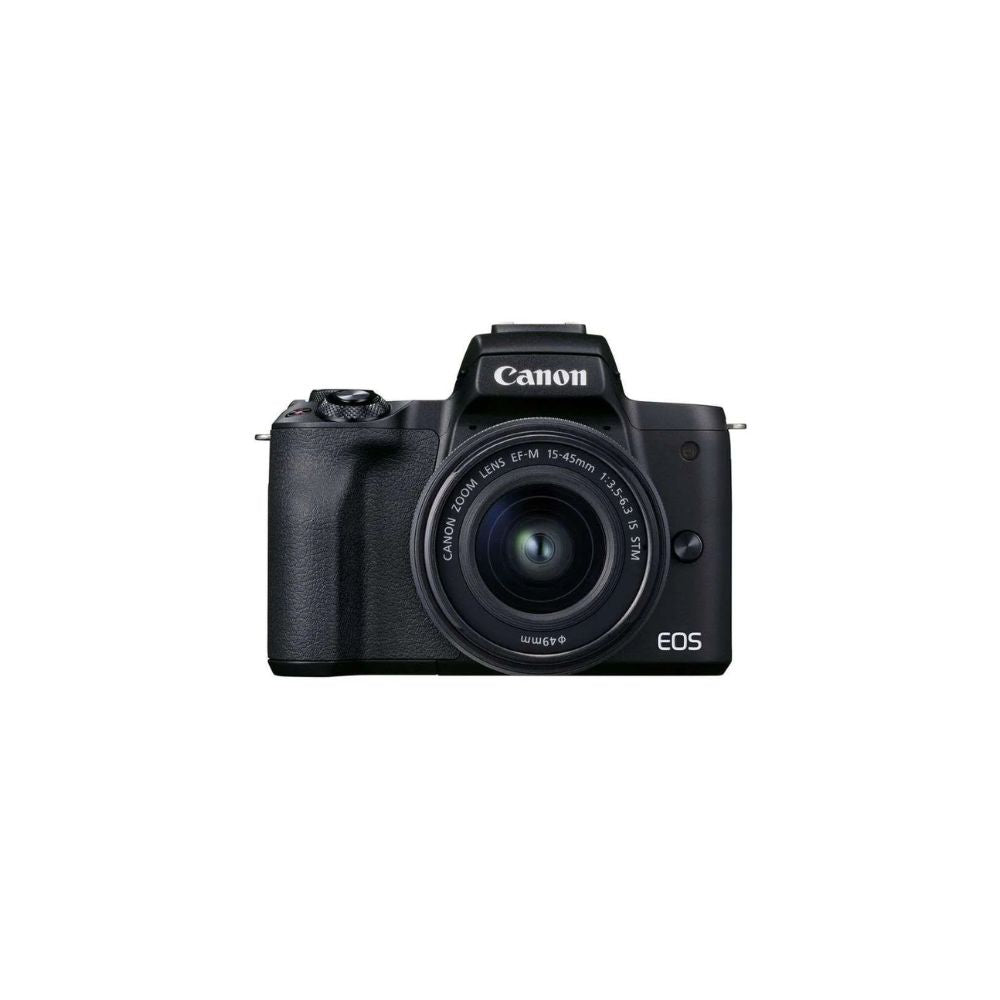 Canon EOS M50 Mirrorless Digital Camera (Black) + EF-M 15-45mm Lens 4K Video