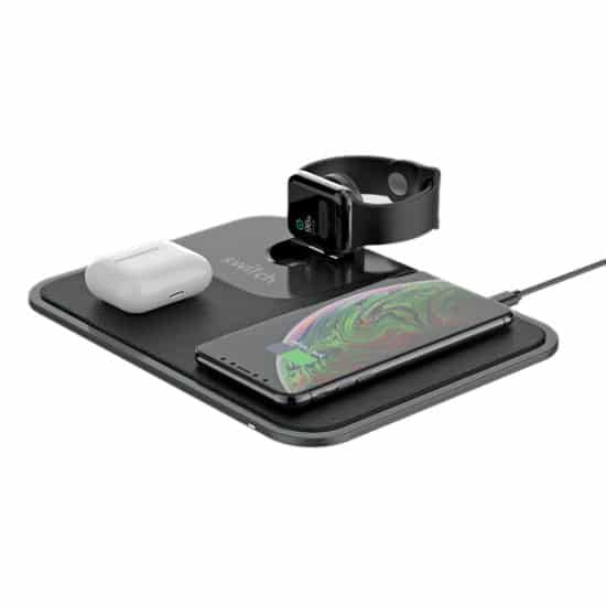 SWITCH 3 IN 1 WIRELESS CHARGER PAD – Black