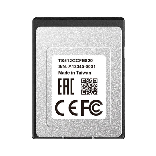 Transcend 512GB CFexpress 820 Type B Memory Card