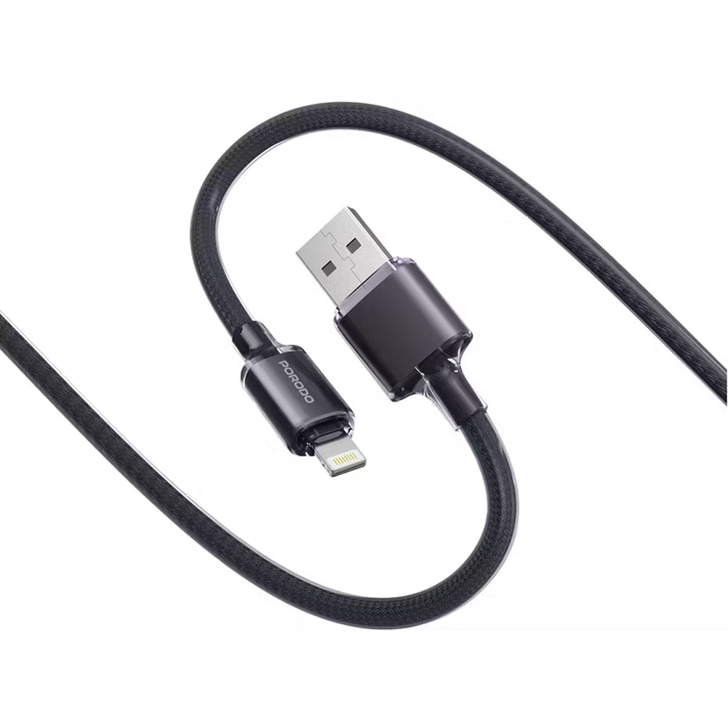 Porodo USB-A To Lightning Braided Cable