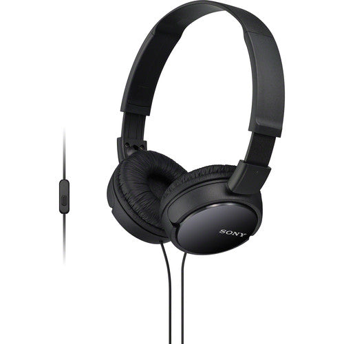 ony MDR-ZX110AP On-Ear Headphones with Microphone