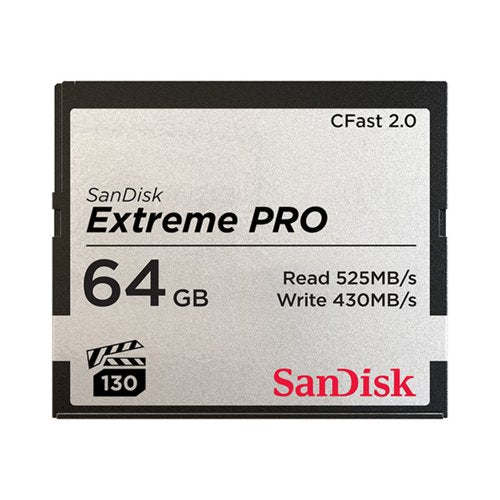 SanDisk-CFast-2.0 - 64GB Extreme PRO Memory Card
