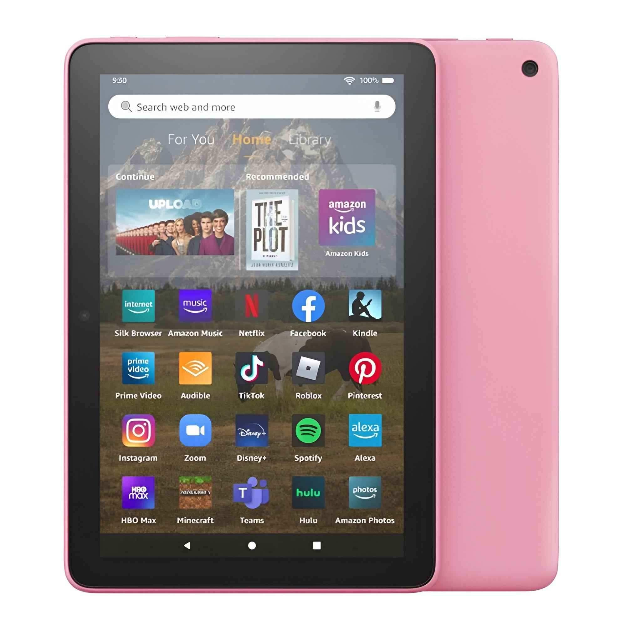 Amazon Fire 7” Tablet (12th Gen, 16GB, Wi-Fi) – Compact, Fast, and Affordable - Pink