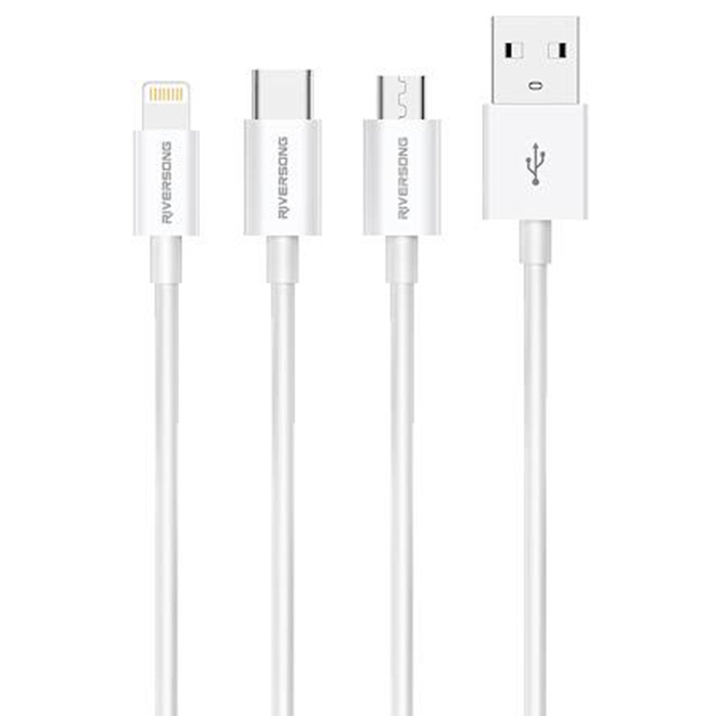 RiverSong Lotus 08 C72 3 in 1 Cable Charger, Price in