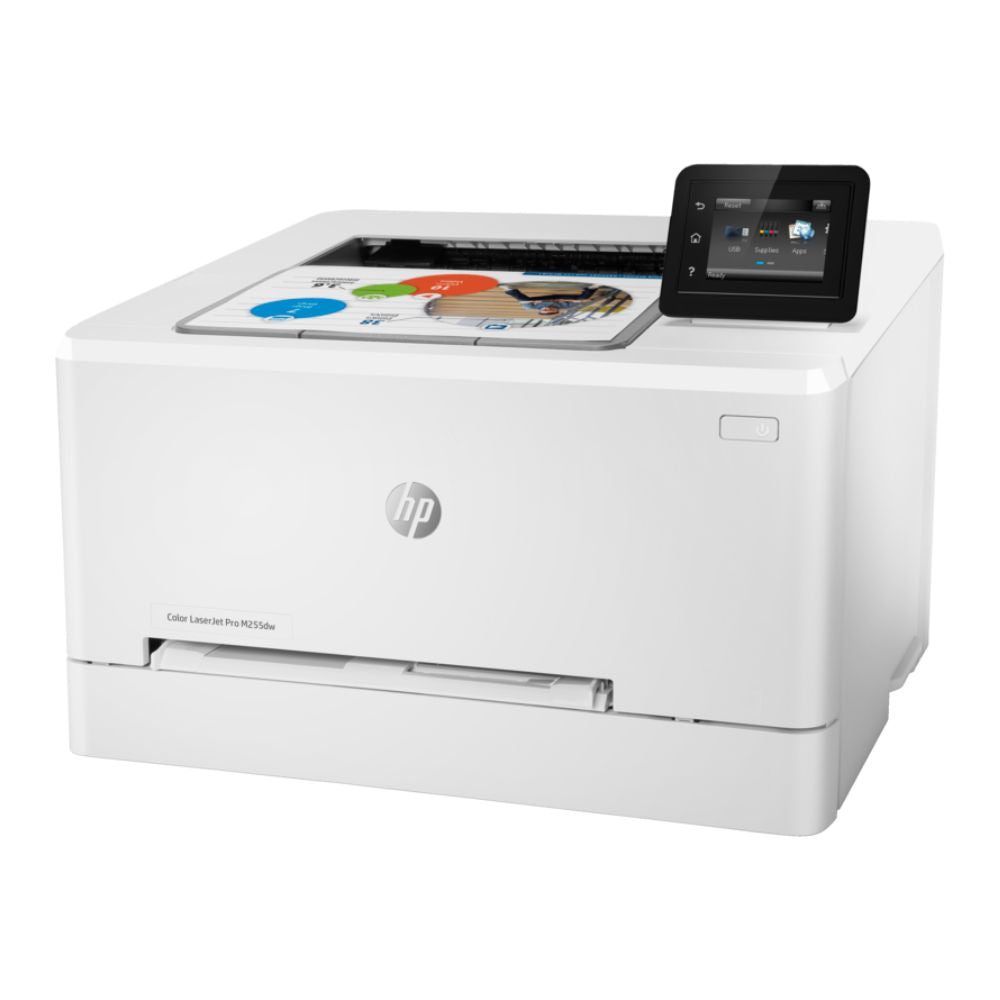 HP Color LaserJet Pro M255dw Wireless Laser Printer, Remote Mobile Print, Duplex Printing, Works with Alexa, 7KW64A