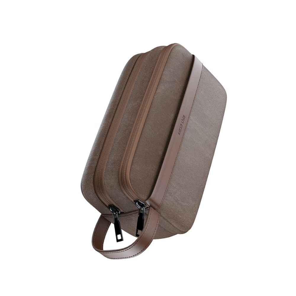 Green Lion Tirana Travel Pouch with Leather Strip