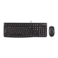 Logitech MK120 Corded Keyboard and Mouse Combo - Durable and Spill-Resistant Design
