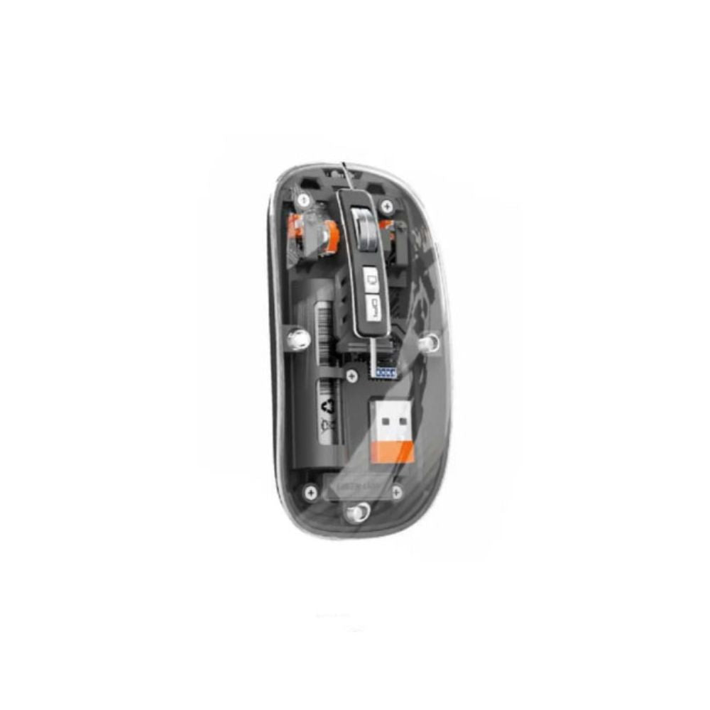 Green Lion Transparent Mouse 2 1600DPI