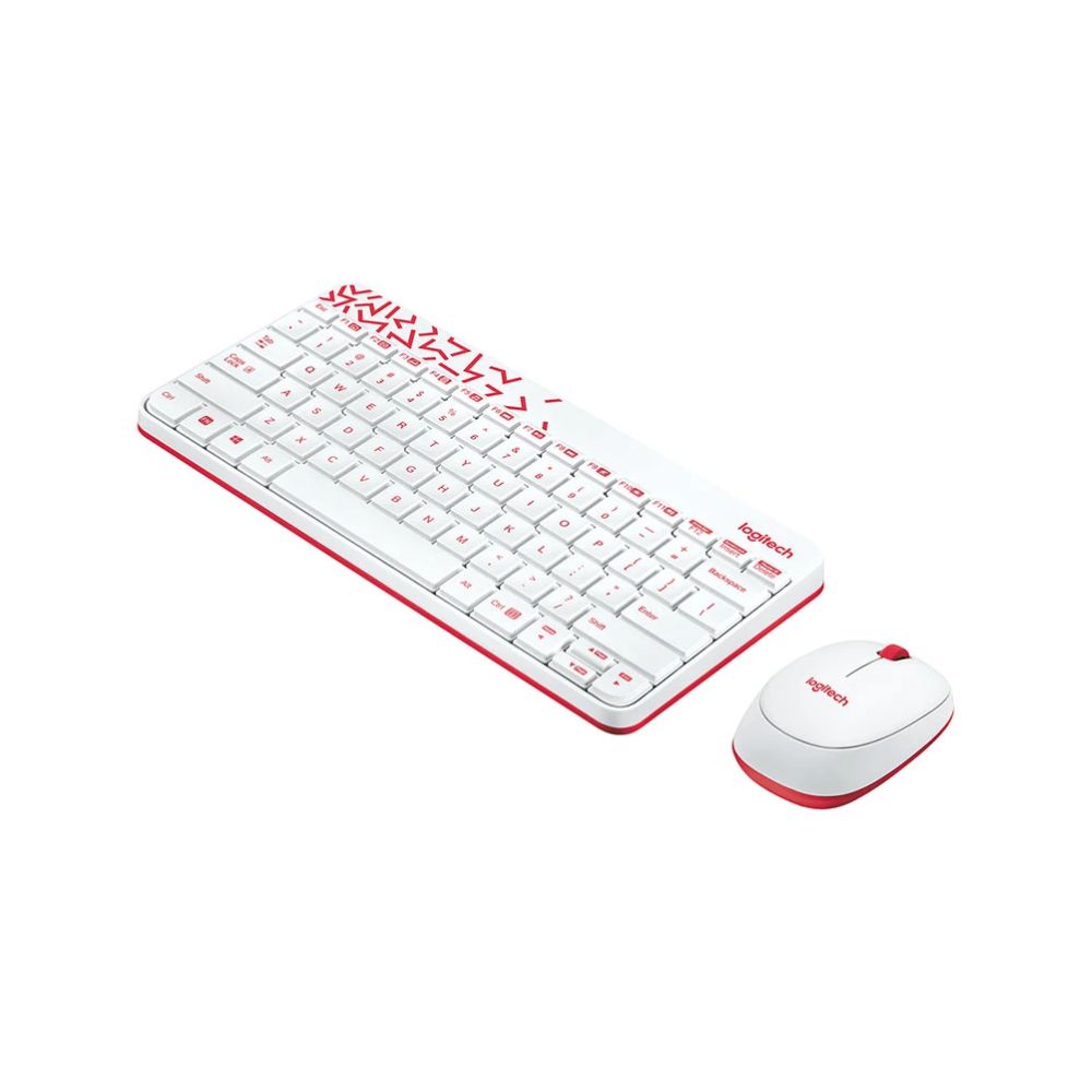 Logitech MK240 Nano Wireless Keyboard and Mouse Combo - Compact - Colorful - and Efficient