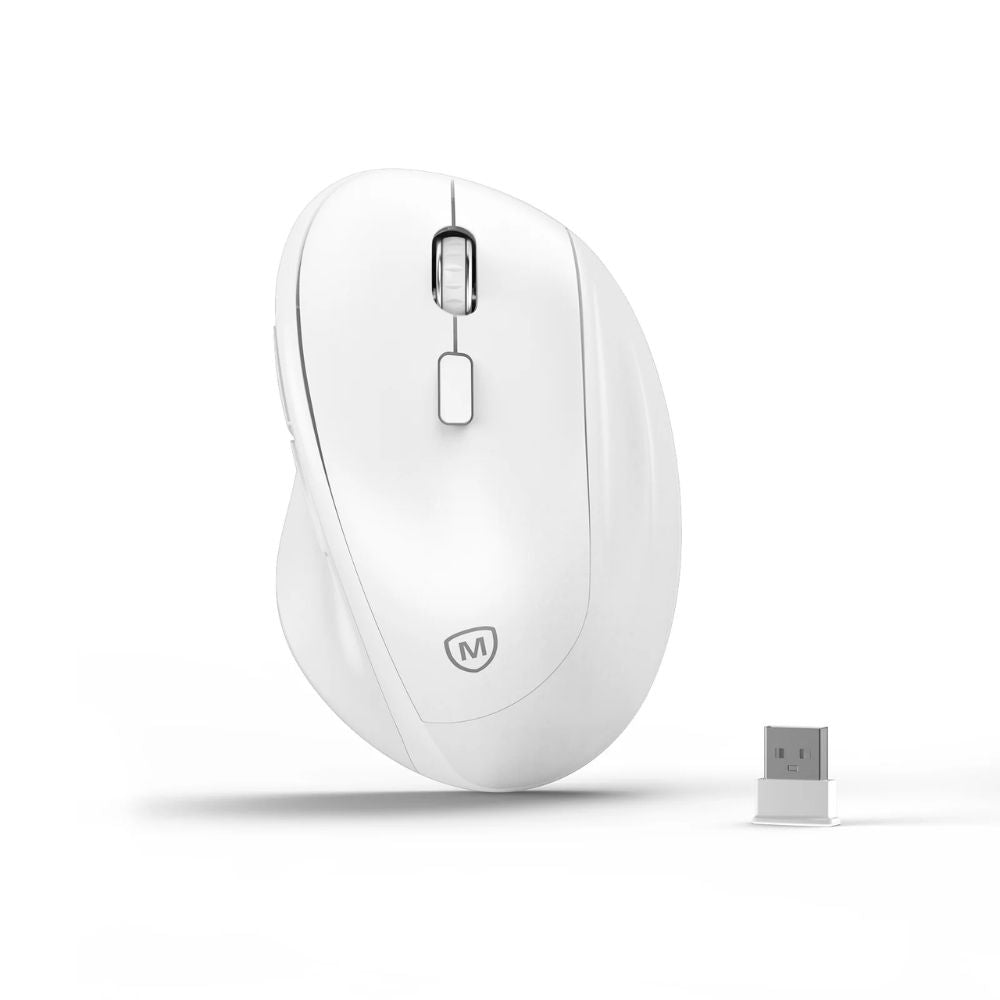 Micropack MP-V01W Silent, 1600Dpi, Ergonomic Wireless Mouse, Maximum Comfort Reduce palm fatigue when use for long time Purple