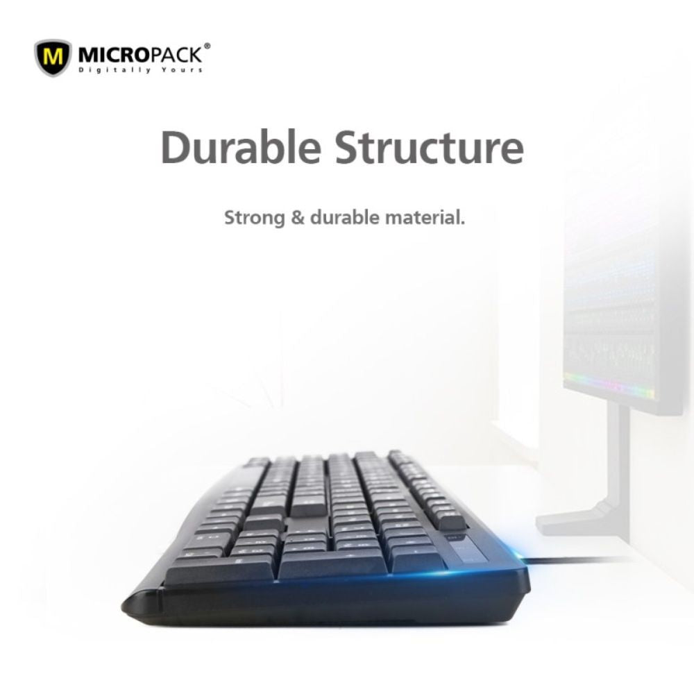Micropack K206 Wired Keyboard Silent
