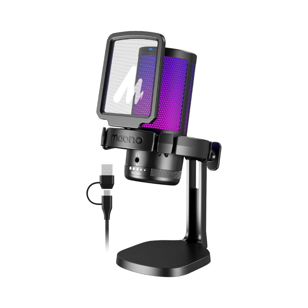 MAONO DGM20 - GamerWave Condenser USB Gaming RGB Microphone