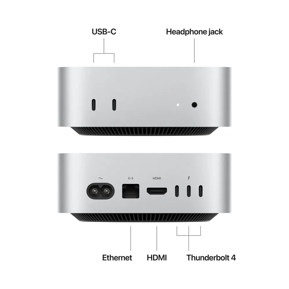 Apple Mac mini M4 Pro Chip - MCX44LL/A - 12-Core CPU - 16-Core GPU - 24GB Ram - 512GB SSD
