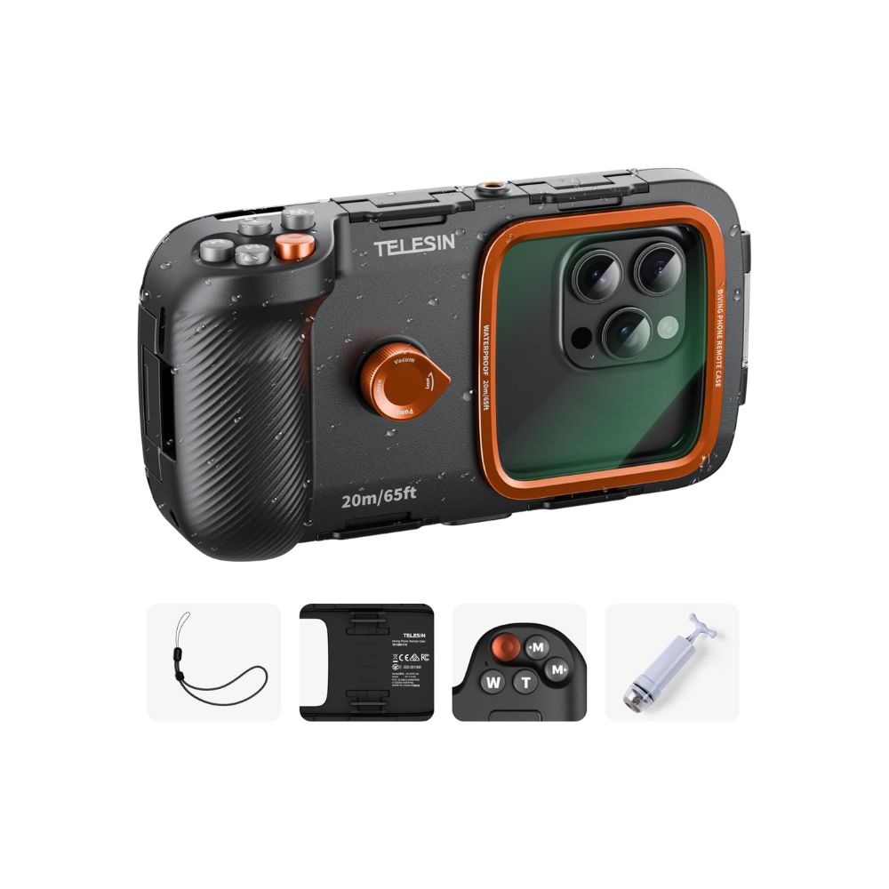 TELESIN Waterproof Underwater Diving Phone Case