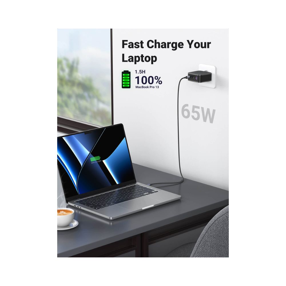 UGREEN 65W USB C PD Charger - 4 Ports