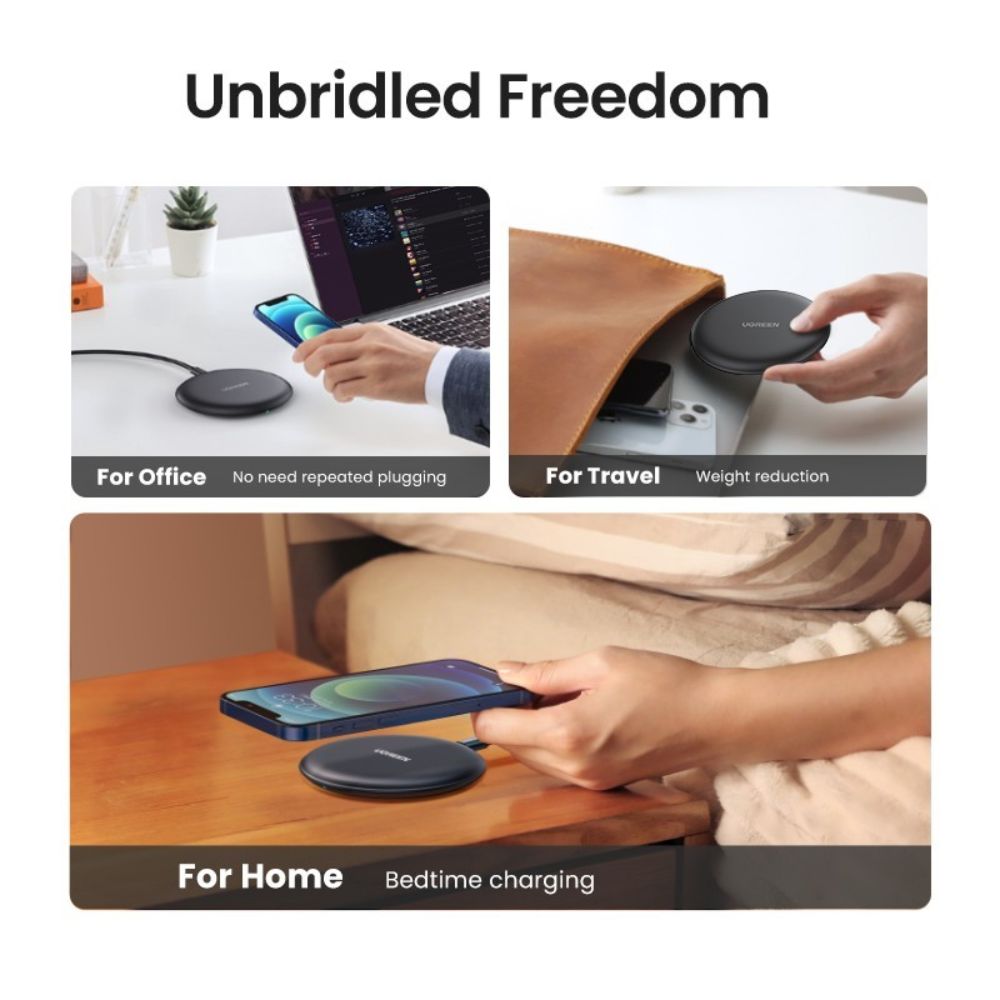 UGREEN 15W Fast Wireless Charger Pad
