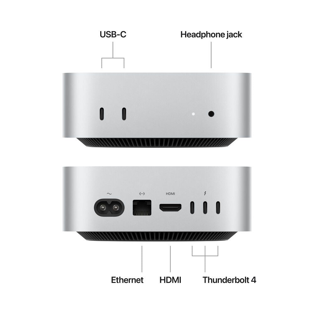 Apple Mac mini M4 Chip – MU9E3LL/A – 10-Core CPU – 10-Core GPU – 16GB Ram – 512GB SSD
