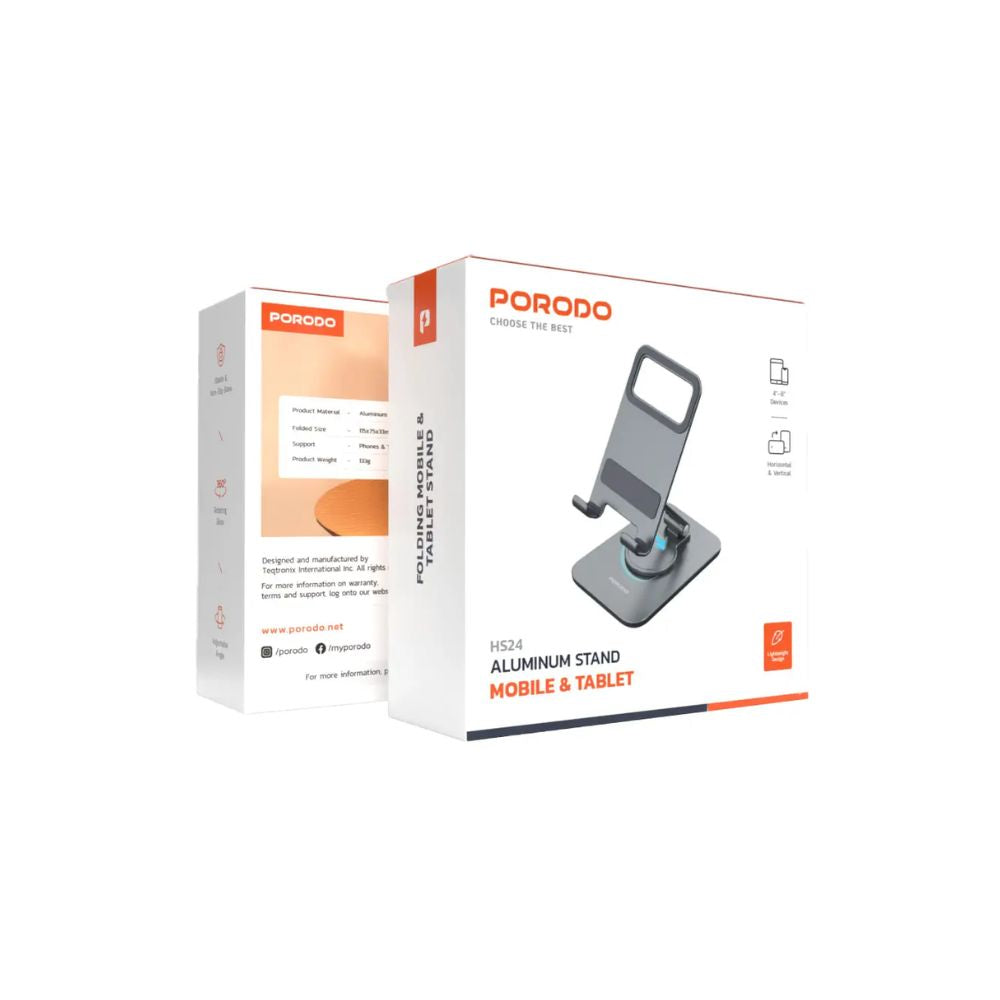 Porodo Aluminum Stand Mobile & Tablet