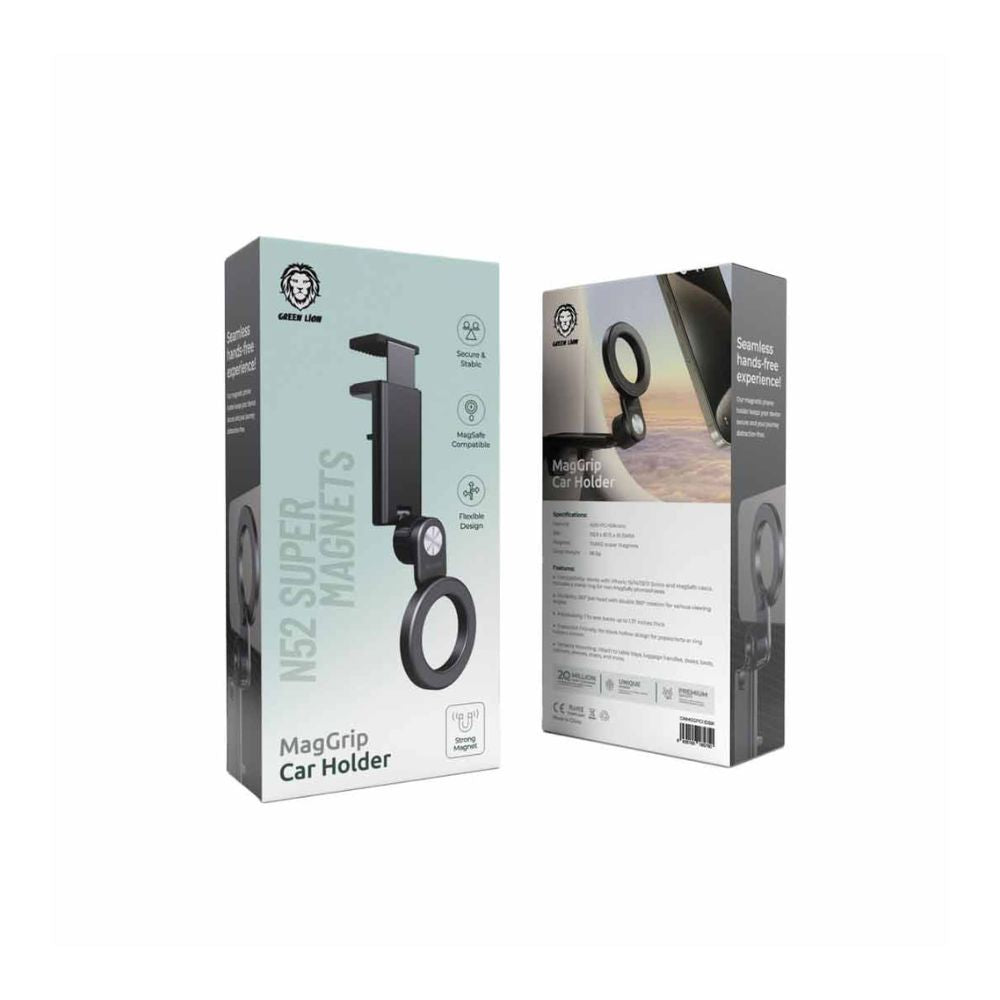Green Lion MagGrip Car Holder - Black