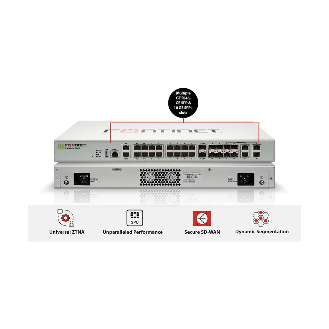Fortinet FortiGate 100F Firewall Appliance